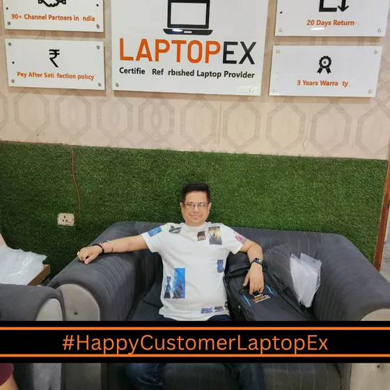 Sujay Chatterjee from new delhi with refurbished 5490 laptop from LaptopEx