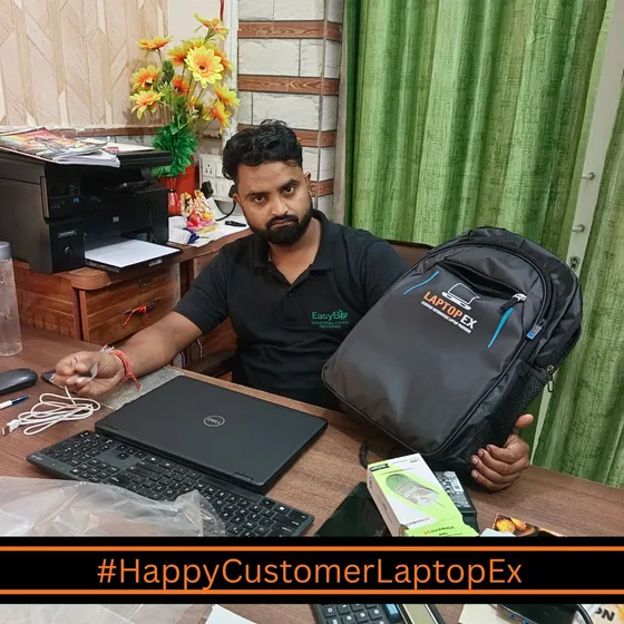 surya from Ghazabad with refurbished 5480 laptop from LaptopEx