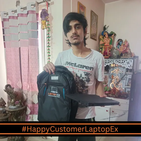 Ahmed ali from Ghazabad with refurbished 5480 laptop from LaptopEx