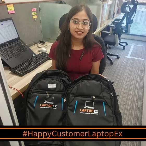 Nisha from Delhi with refurbished 7470 laptop from LaptopEx