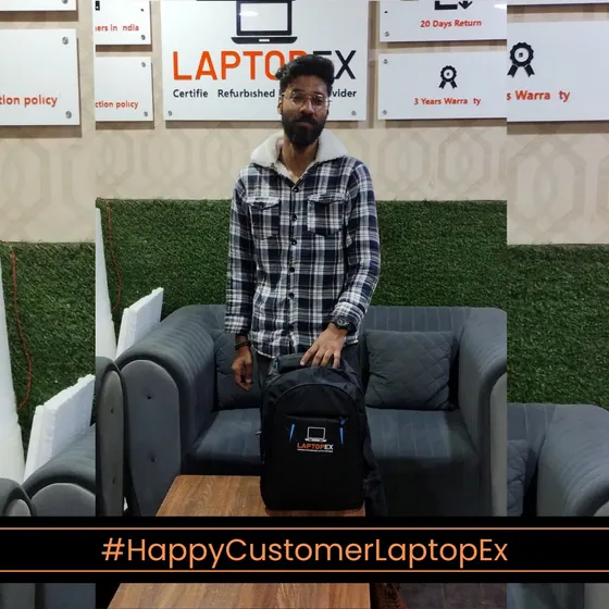 Ansh shukla from gurgaon with refurbished 840G7 laptop from LaptopEx