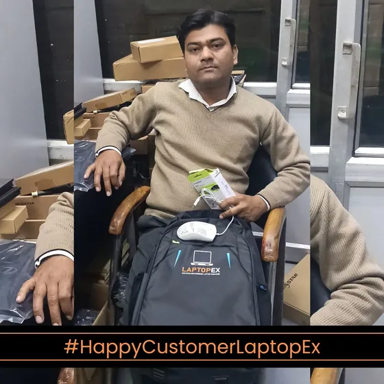 Harshit from New Delhi with refurbished T470 laptop from LaptopEx