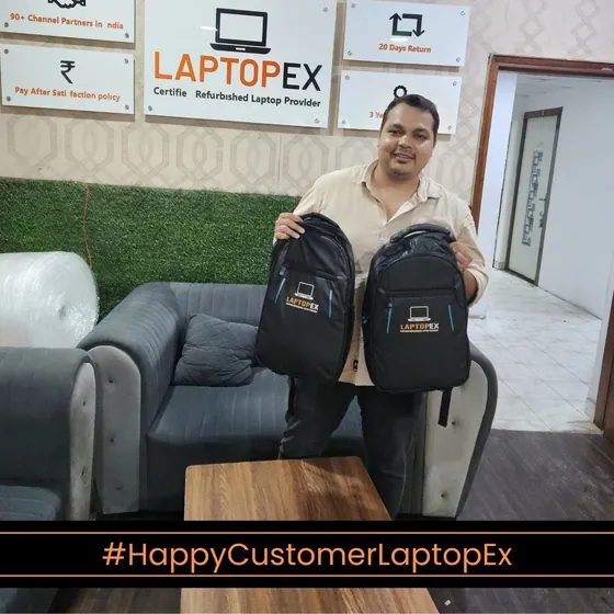 Pradeep from Noida with refurbished 7470 laptop from LaptopEx