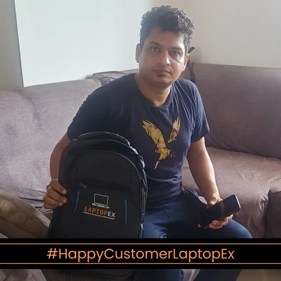 Ashish from Gaziabad with refurbished 5410 laptop from LaptopEx