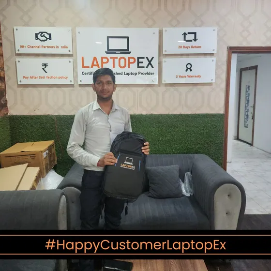Monu from New delhi with refurbished 5400 laptop from LaptopEx