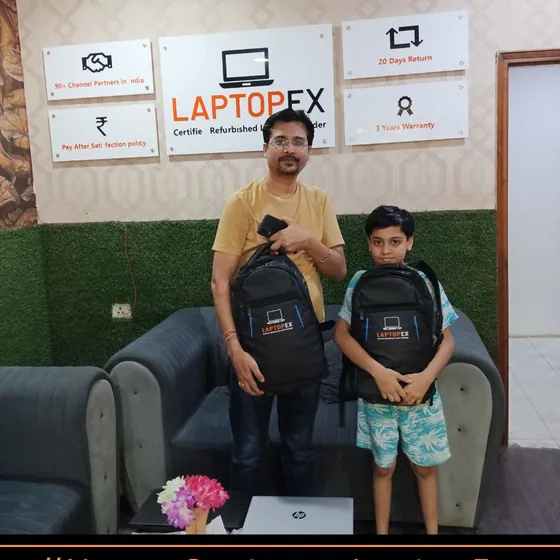 Divyanshu from Gurgaon with refurbished L13 laptop from LaptopEx