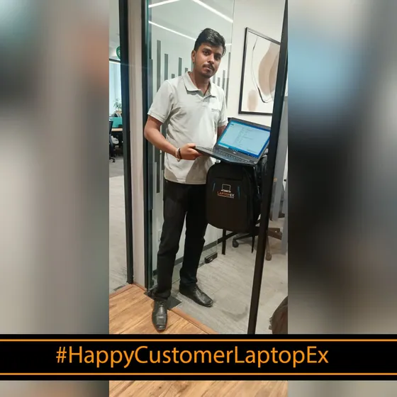 Nonu from greater noida with refurbished 7490 laptop from LaptopEx
