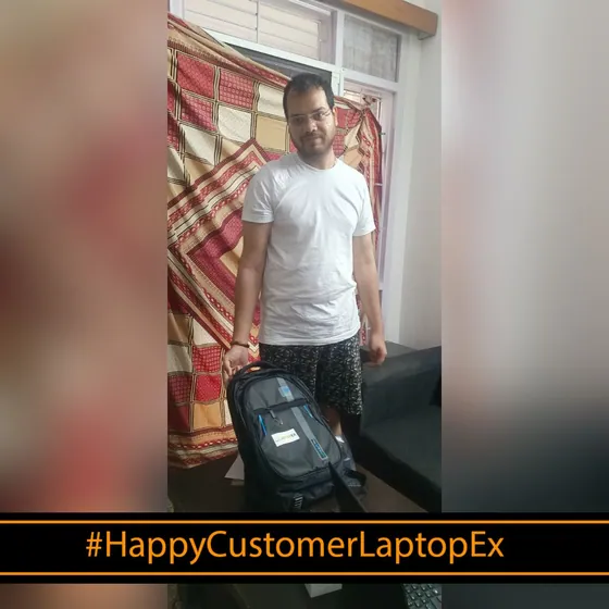 Mrunal from Delhi with refurbished L13 laptop from LaptopEx