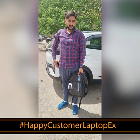 Lalu from Bangalore with refurbished t14 laptop from LaptopEx