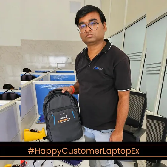 Krishanam from Bangalore with refurbished L470 laptop from LaptopEx