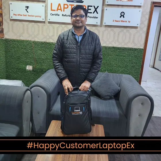 Champak from Bangalore with refurbished 5490 laptop from LaptopEx