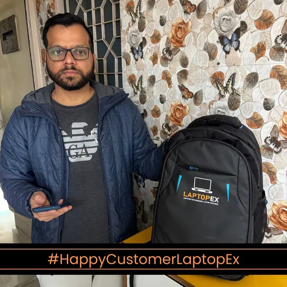 Sameer from Gurgaon with refurbished T480 laptop from LaptopEx