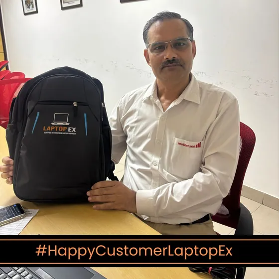 Abhi from Gurgaon with refurbished 5490 laptop from LaptopEx