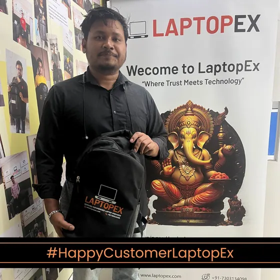Hardik from Bangalore with refurbished 3340 laptop from LaptopEx