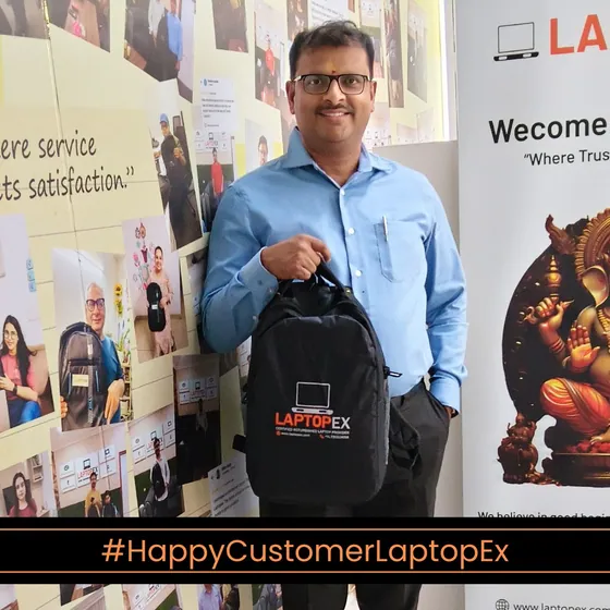 Rahul from Greater noida with refurbished 640G8 laptop from LaptopEx