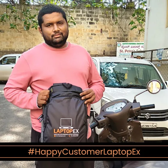 Shashwat from Noida with refurbished 640G8 laptop from LaptopEx