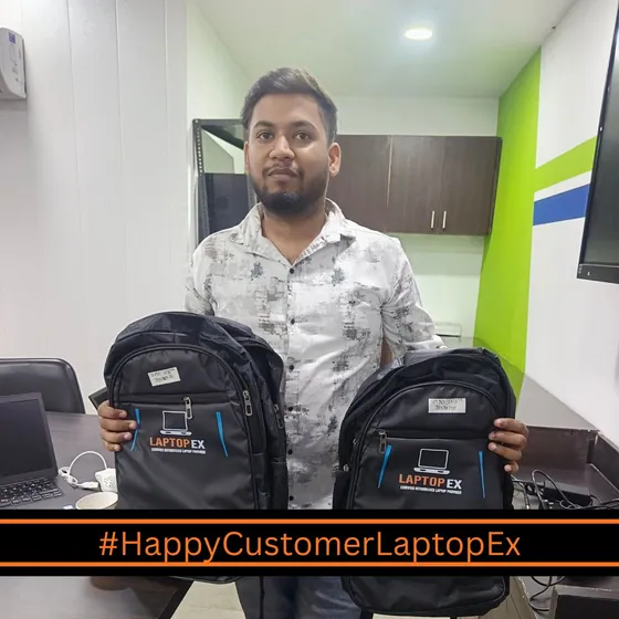 Dharamveer from Janakpuri with refurbished 7490 laptop from LaptopEx