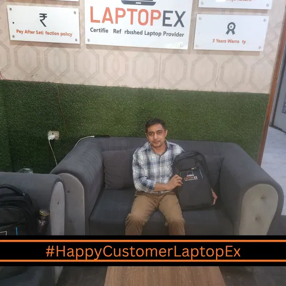 Manish from Mathura with refurbished t470 laptop from LaptopEx