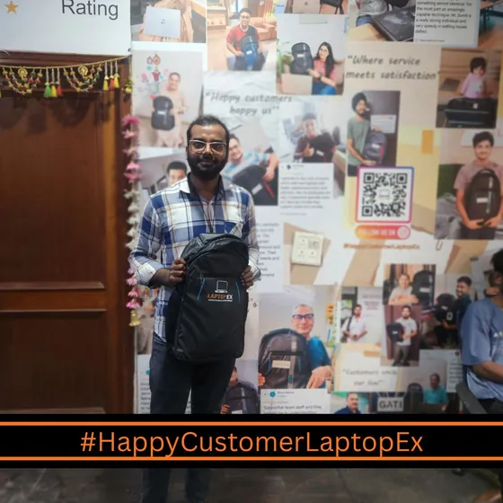 Dheerendra singh from Noida with refurbished t14 laptop from LaptopEx