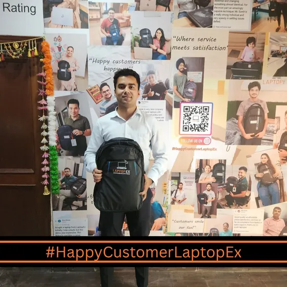 Nikhil from Noida with refurbished 5320 laptop from LaptopEx