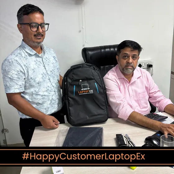 Chetan from Gurgaon with refurbished t14 laptop from LaptopEx
