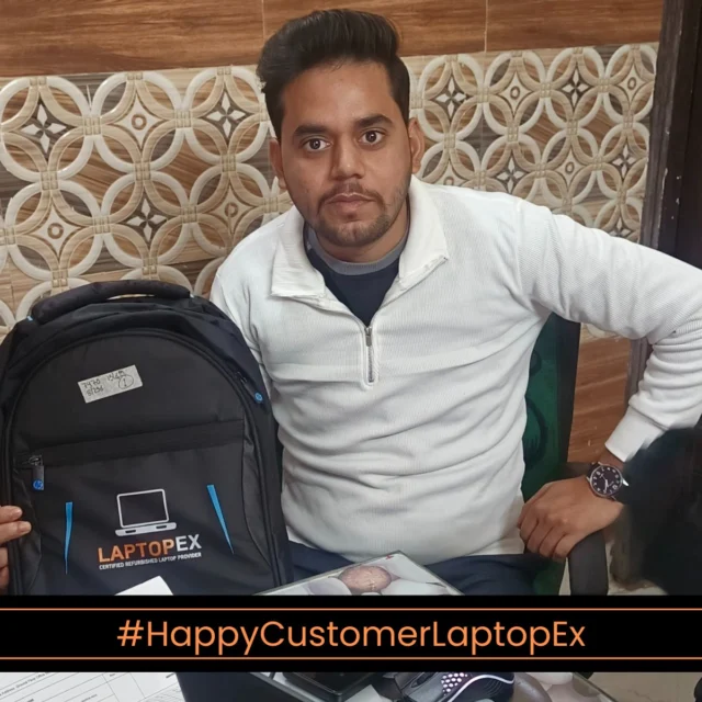 Happy customer with LaptopEx refurbished laptop