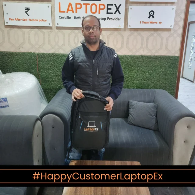 Happy customer with LaptopEx refurbished laptop