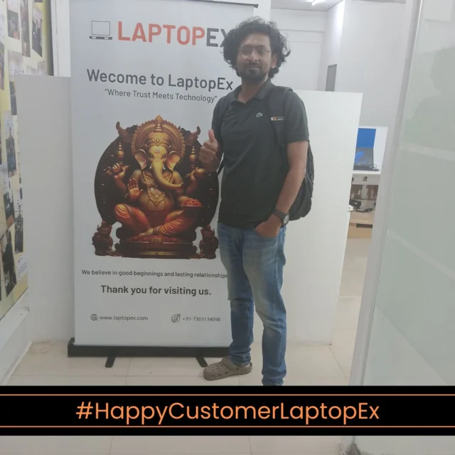 Happy customer with LaptopEx refurbished laptop