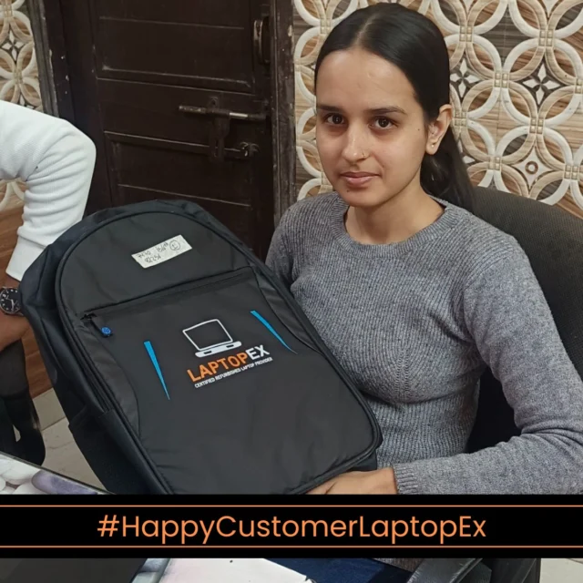 Happy customer with LaptopEx refurbished laptop