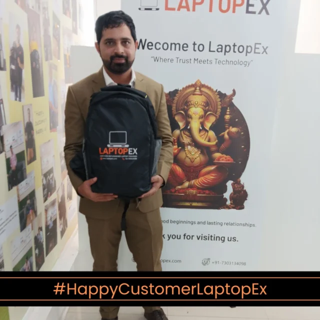 Happy customer with LaptopEx refurbished laptop