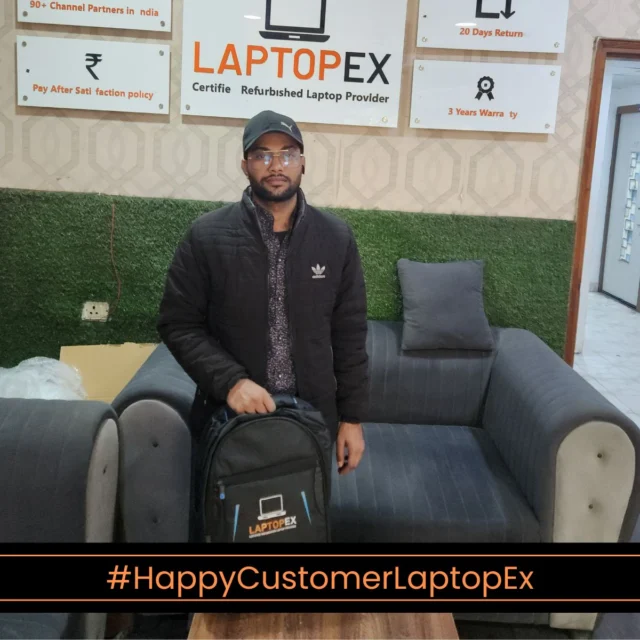 Happy customer with LaptopEx refurbished laptop