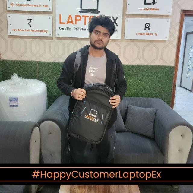 Happy customer with LaptopEx refurbished laptop