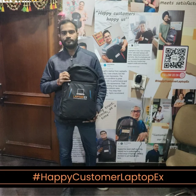 Happy customer with LaptopEx refurbished laptop