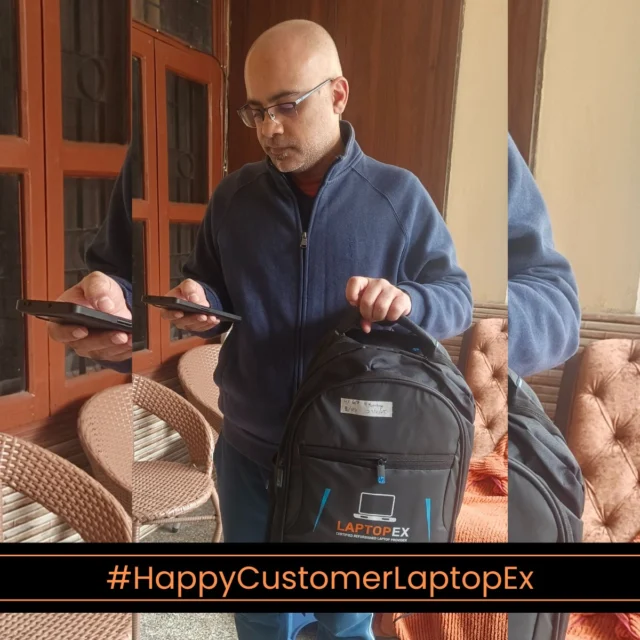 Happy customer with LaptopEx refurbished laptop