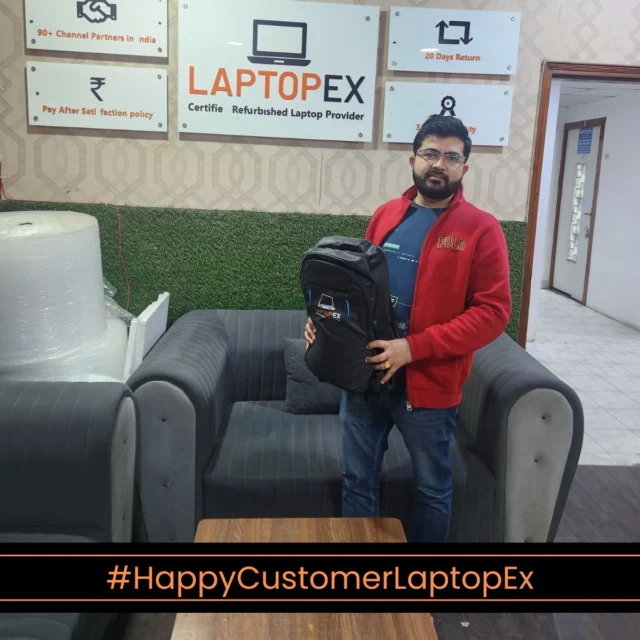 Happy customer with LaptopEx refurbished laptop