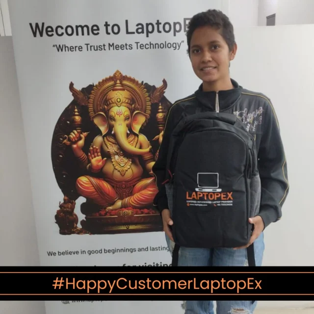 Happy customer with LaptopEx refurbished laptop