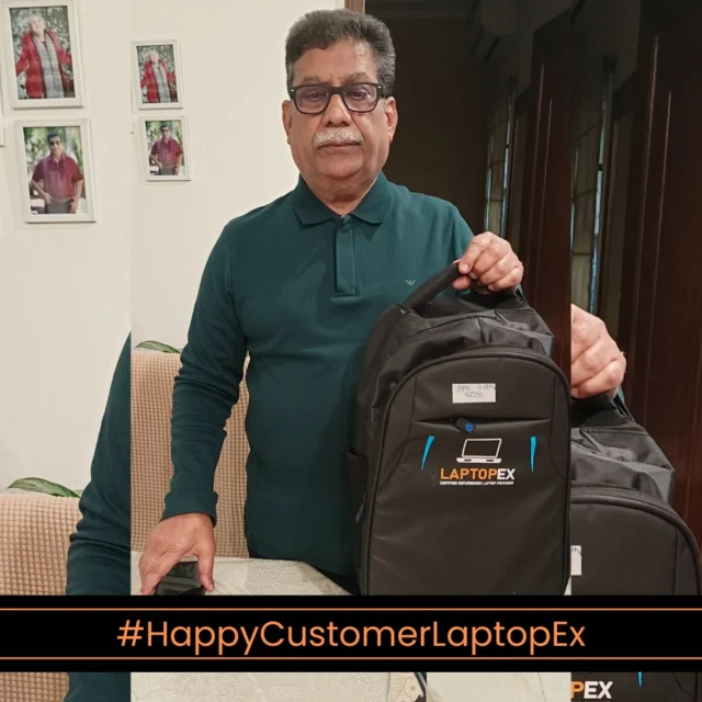 Happy customer with LaptopEx refurbished laptop
