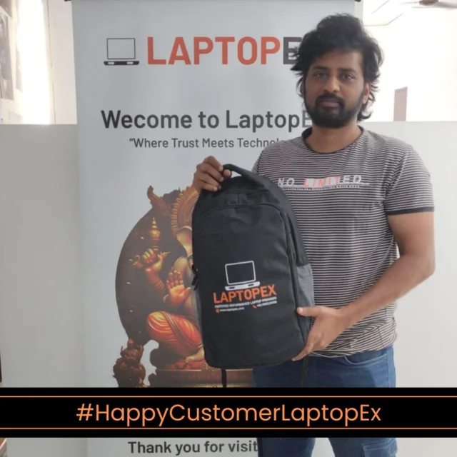 Happy customer with LaptopEx refurbished laptop