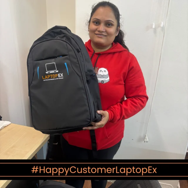 Happy customer with LaptopEx refurbished laptop
