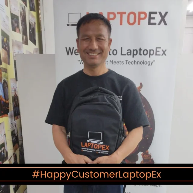 Happy customer with LaptopEx refurbished laptop