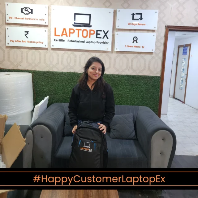 Happy customer with LaptopEx refurbished laptop