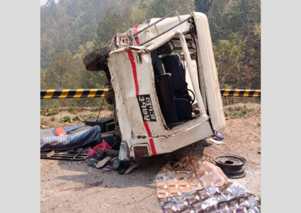 स्वर्गद्वारी जाँदै गरेको जिप दुर्घटना, एकको मृत्यु
