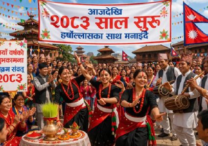 आजदेखि २०८३ साल सुरु, नयाँ वर्ष हर्षोल्लास साथ मनाइँदै