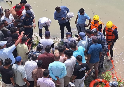 बागमती नदीमा डुबेर दुई जनाको मृत्यु