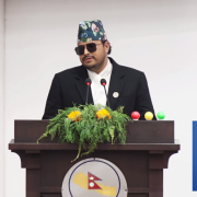 यो देश गीत गाएर राजनीतिक भाषण ठोकेर बनेको देश होइन : ज्ञानेन्द्र शाही