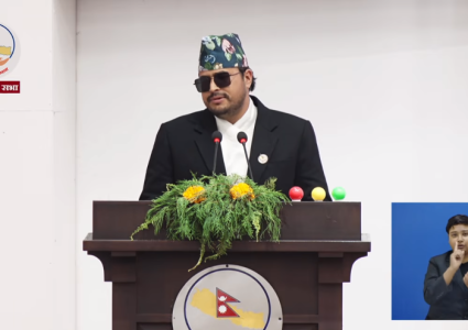 यो देश गीत गाएर राजनीतिक भाषण ठोकेर बनेको देश होइन : ज्ञानेन्द्र शाही