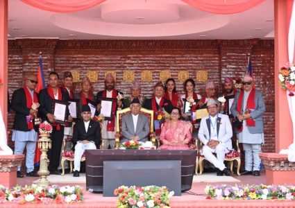 नेपाली चलचित्र उद्योगले अर्थतन्त्र र राष्ट्रिय पहिचानमा अझ ठूलो योगदान दिन सक्छ : राष्ट्रपति पौडेल
