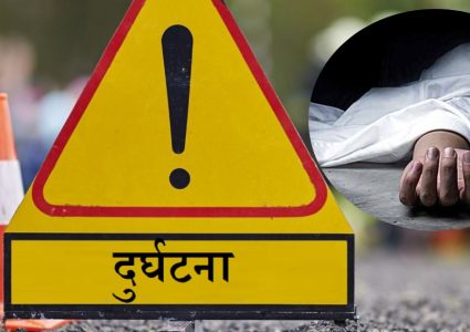 कलंकीमा मोटरसाइकल दुर्घटना हुँदा चालकको मृत्यु