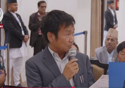सुस्ता घटनाबारे हर्क साम्पाङको प्रश्न : ‘रक्षामन्त्री कहाँ छन् ?’