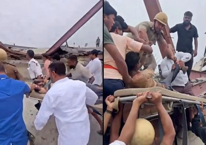 निर्माणाधीन गोदामको छाना भत्किँदा ५ जनाको मृत्यु, ४० भन्दा बढी मजदुर फसेको आशंका